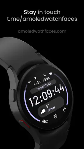React: Watch face screenshot
