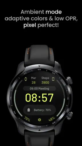 React: Watch face screenshot