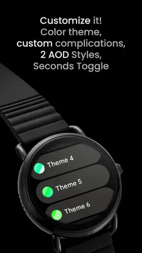 React: Watch face screenshot