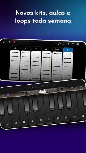 Real Piano: teclado eletrônico screenshot