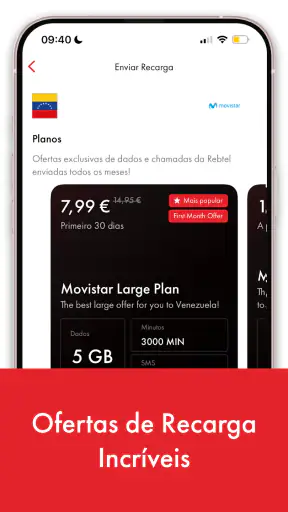 Rebtel: Recargas e Chamadas screenshot