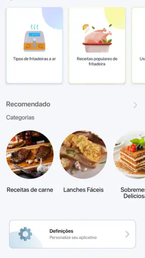 Receitas de fritadeira de ar screenshot
