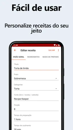 Recipe Keeper screenshot