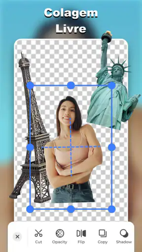 Recortar e Colar Foto Editor screenshot