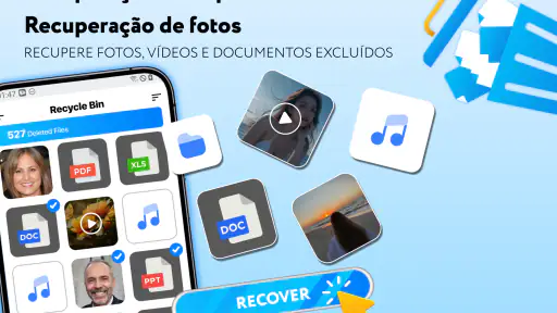 Recuperação de arquivos: fotos screenshot
