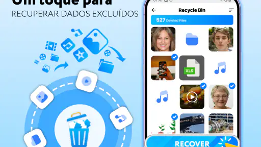 Recuperação de arquivos: fotos screenshot