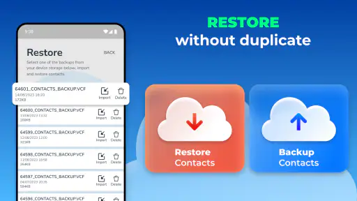 Recuperar contatos & Backup screenshot