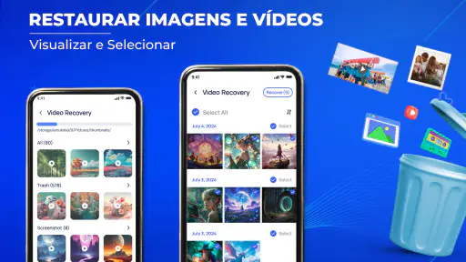Recuperar Fotos e Vídeos datos screenshot