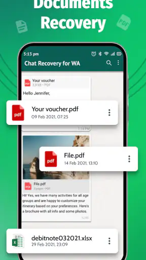 Recupere mensagens excluídas! screenshot