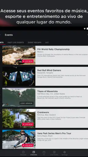 Red Bull TV: Vídeos & Esportes screenshot