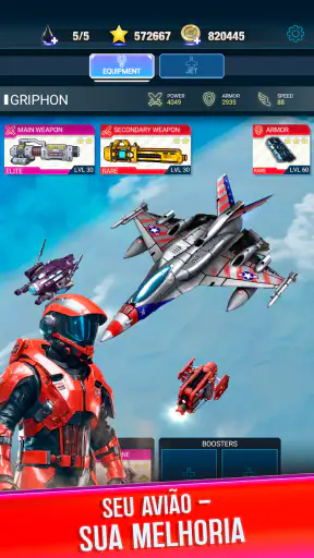 Red Hunt: Nave espacial guerra screenshot