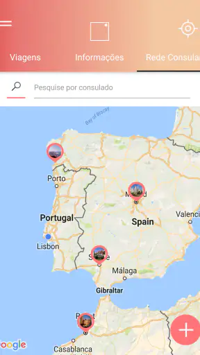 Registo Viajante screenshot
