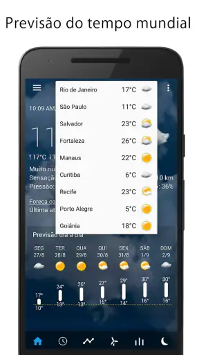 Relógio transparente tempo Pro screenshot