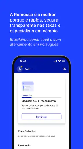 Remessa Online: Câmbio PJ e PF screenshot