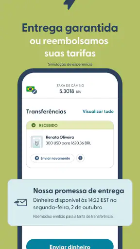 Remitly: transferir dinheiro screenshot