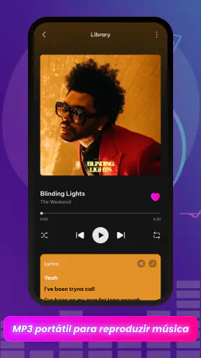 Reprodutor de Música & MP3 App screenshot