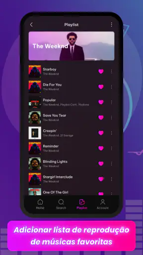 Reprodutor de Música & MP3 App screenshot