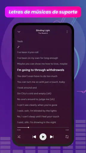 Reprodutor de Música & MP3 App screenshot
