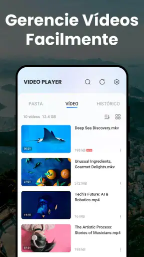 Reprodutor de vídeo Full HD screenshot