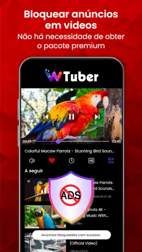 Reprodutor de Vídeo - wTuber screenshot