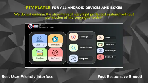REPRODUTOR IPTV BLINK screenshot