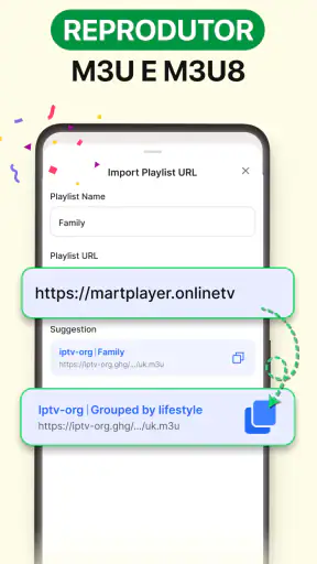 Reprodutor IPTV: Smart Player screenshot