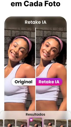 Retake AI: Editor de Fotos screenshot