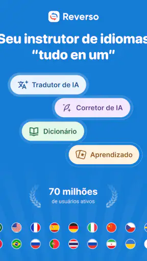 Reverso tradutor, dicionário screenshot