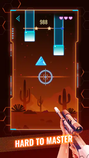Rhythm Fire - Jogo de Tiro EDM screenshot