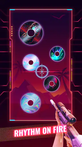 Rhythm Fire - Jogo de Tiro EDM screenshot
