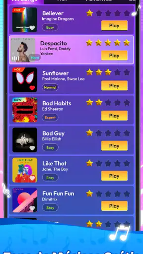 Rhythm Rush Lite-jogo de piano screenshot