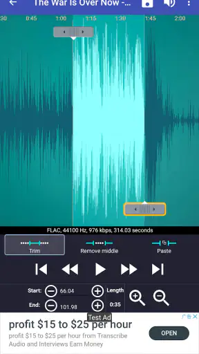 Ringtone Maker:crie ringtone screenshot