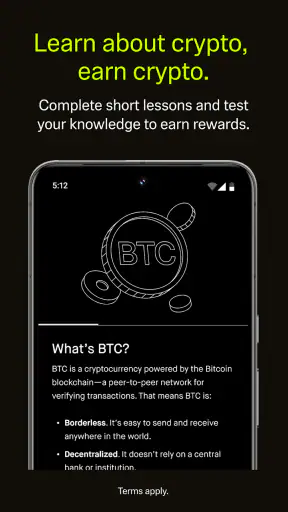 Robinhood Crypto, Bitcoin, ETH screenshot