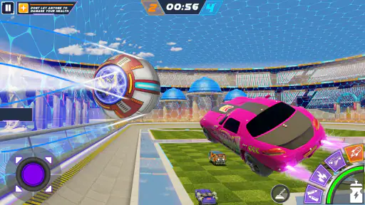 Rocket Car: Car Ball Games screenshot