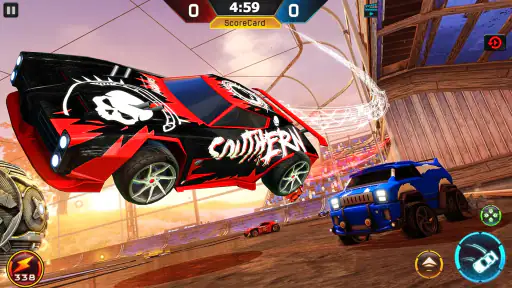 Rocket Car Soccer League Games screenshot
