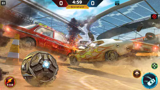 Rocket Car Soccer League Games screenshot