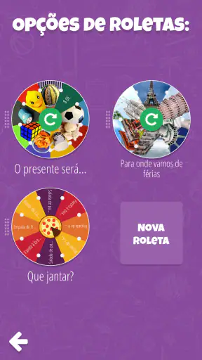 Roleta das Decisões screenshot
