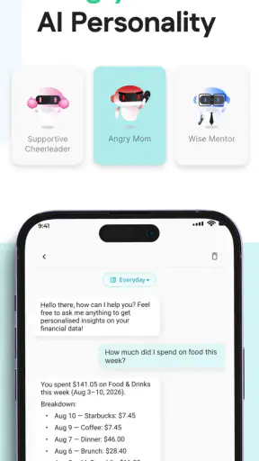 Rolly: AI Budget Money Tracker screenshot