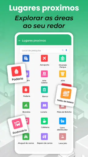 Rota Mapa Navegação caminho screenshot