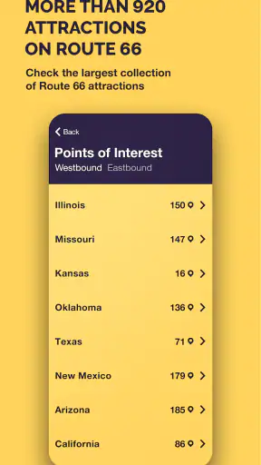 Route 66 Navigation screenshot