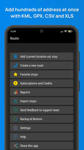 Routin Planejador de Rota screenshot
