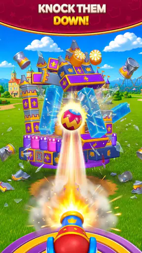 Royal Smash! - Physics Puzzle screenshot