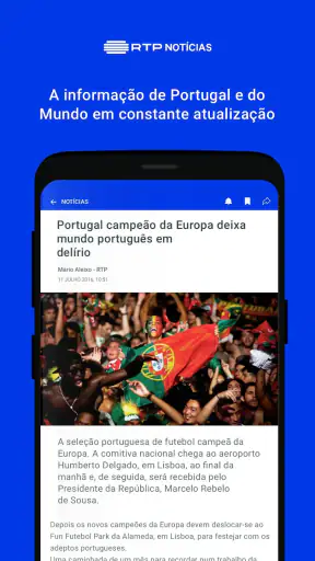 RTP Notícias screenshot