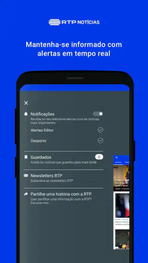 RTP Notícias screenshot