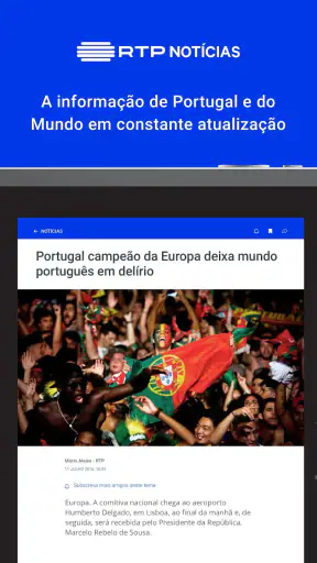 RTP Notícias screenshot