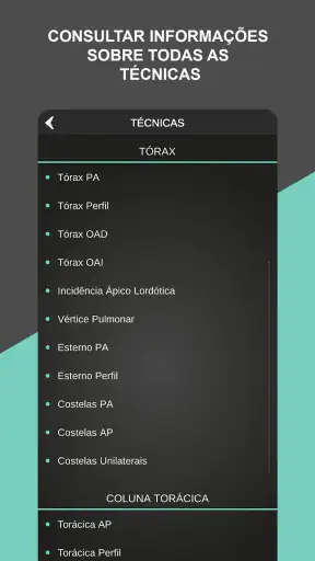 RX - Radiologia Posicionamento screenshot