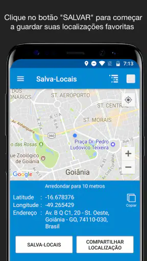 Salva Locais GPS screenshot
