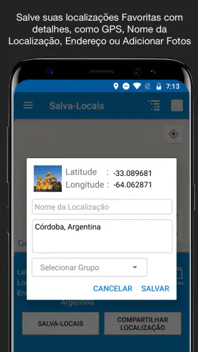 Salva Locais GPS screenshot
