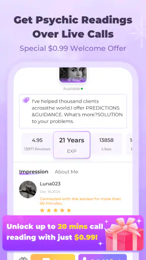 Salvia - Tarot & Psychics screenshot