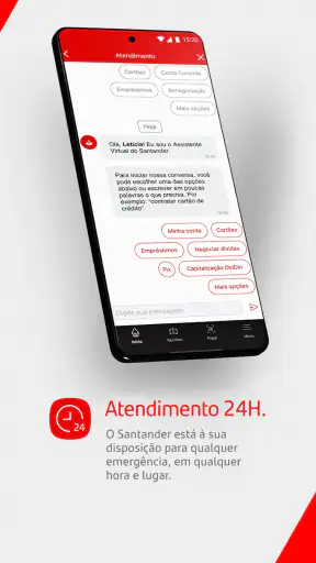 Santander Brasil screenshot